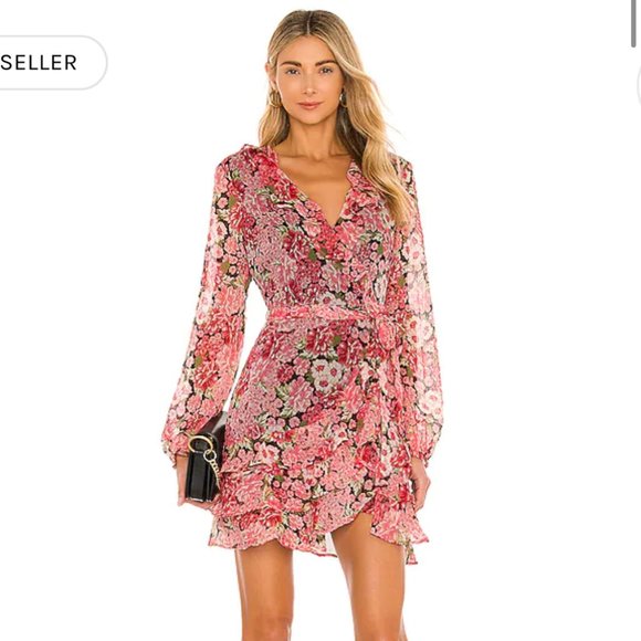 REVOLVE Dresses & Skirts - Revolve Triple Frill Dress (Bardot)